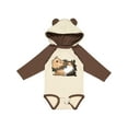thumbnail image 1 of Inktastic Cute Long Haired Guinea Pig Boys or Girls Long Sleeve Baby Bodysuit, 1 of 5