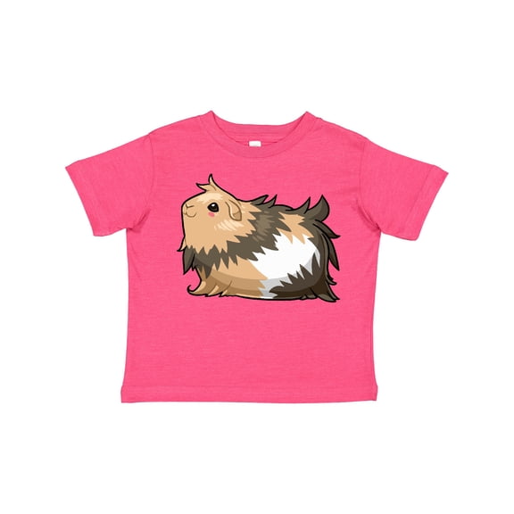Inktastic Cute Long Haired Guinea Pig Boys or Girls Toddler T-Shirt