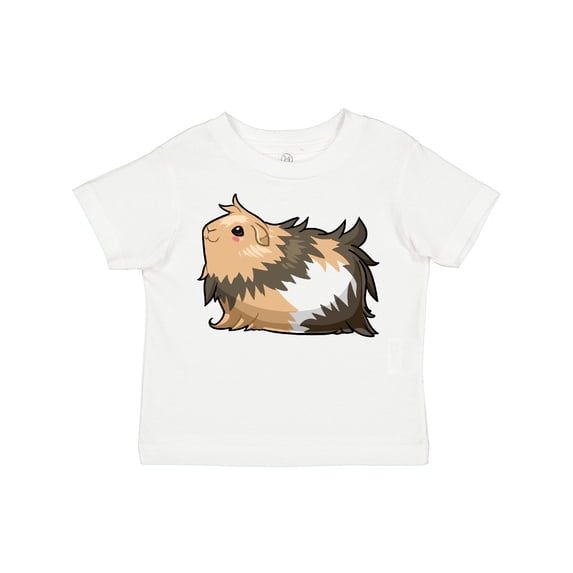 Inktastic Cute Long Haired Guinea Pig Boys or Girls Toddler T-Shirt