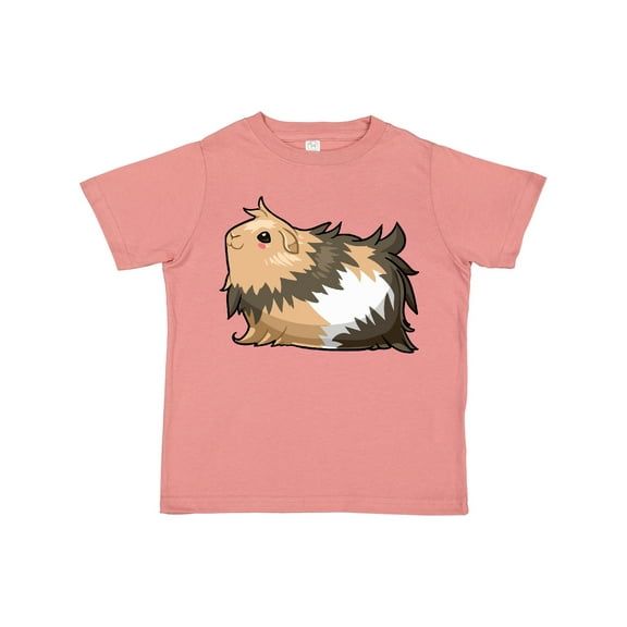 Inktastic Cute Long Haired Guinea Pig Boys or Girls Toddler T-Shirt