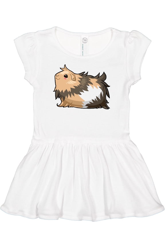 Cute Long Haired Guinea Pig Girls Baby Dress
