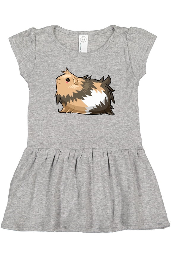 Cute Long Haired Guinea Pig Girls Toddler Dress