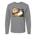 thumbnail image 1 of Inktastic Cute Long Haired Guinea Pig Long Sleeve T-Shirt, 1 of 5