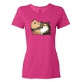 thumbnail image 1 of Inktastic Cute Long Haired Guinea Pig Women's T-Shirt, 1 of 5