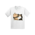 thumbnail image 1 of Inktastic Cute Long Haired Guinea Pig Youth T-Shirt, 1 of 5