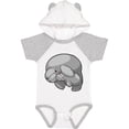 thumbnail image 1 of Inktastic Cute Manatee Family Boys or Girls Baby Bodysuit, 1 of 5