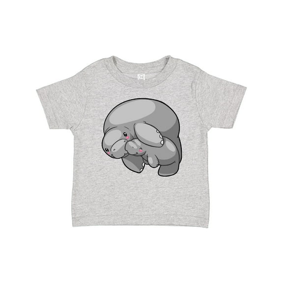 Inktastic Cute Manatee Family Boys or Girls Baby T-Shirt