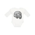 thumbnail image 1 of Inktastic Cute Manatee Family Boys or Girls Long Sleeve Baby Bodysuit, 1 of 5
