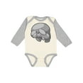 thumbnail image 1 of Inktastic Cute Manatee Family Boys or Girls Long Sleeve Baby Bodysuit, 1 of 5