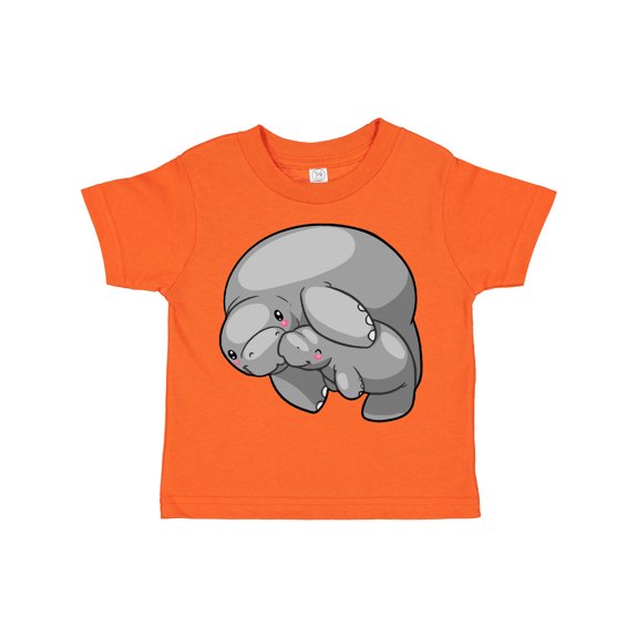 Inktastic Cute Manatee Family Boys or Girls Toddler T-Shirt