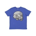 thumbnail image 1 of Inktastic Cute Manatee Family Youth T-Shirt, 1 of 5