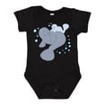 thumbnail image 1 of Inktastic Cute Manatees with Bubbles Boys or Girls Baby Bodysuit, 1 of 5
