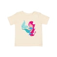 thumbnail image 1 of Inktastic Cute Mermaid, Little Mermaid, Pink Hair, Dolphin Girls Baby T-Shirt, 1 of 5