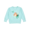 thumbnail image 1 of Inktastic Cute Mermaid Toddler Sweatshirt, 1 of 4