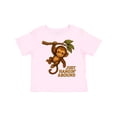 thumbnail image 1 of Inktastic Cute Monkey Just Hangin' Around Illustration Boys or Girls Toddler T-Shirt, 1 of 5