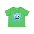 thumbnail image 1 of Inktastic Cute Monster, Blue Monster, Funny Monster, Horns Boys or Girls Toddler T-Shirt, 1 of 5