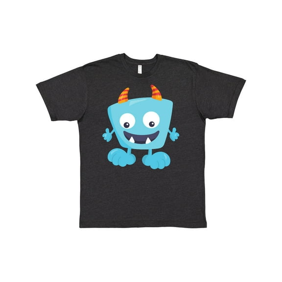 Inktastic Cute Monster, Little Monster, Blue Monster, Horns T-Shirt