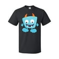 thumbnail image 1 of Inktastic Cute Monster, Little Monster, Blue Monster, Horns T-Shirt, 1 of 5