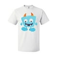thumbnail image 1 of Inktastic Cute Monster, Little Monster, Blue Monster, Horns T-Shirt, 1 of 5