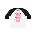 thumbnail image 1 of Inktastic Cute Monster, Pink Monster, Funny Monster, Horns Boys or Girls Toddler T-Shirt, 1 of 5