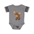 thumbnail image 1 of Inktastic Cute Moose Boys or Girls Baby Bodysuit, 1 of 4
