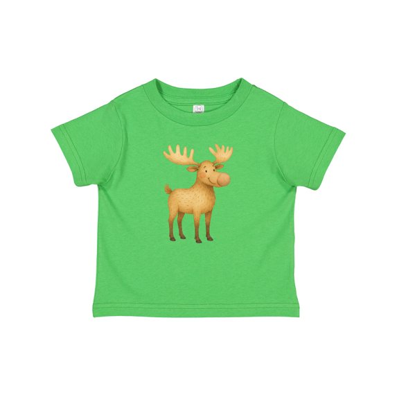 Inktastic Cute Moose Boys or Girls Toddler T-Shirt