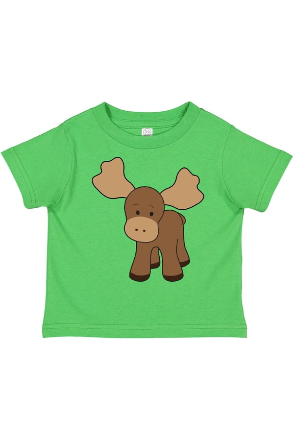Cute Moose Boys or Girls Toddler T-Shirt