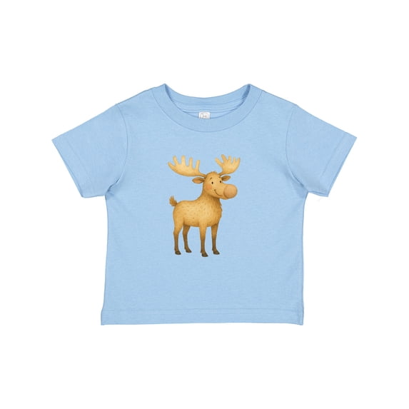 Inktastic Cute Moose Boys or Girls Toddler T-Shirt
