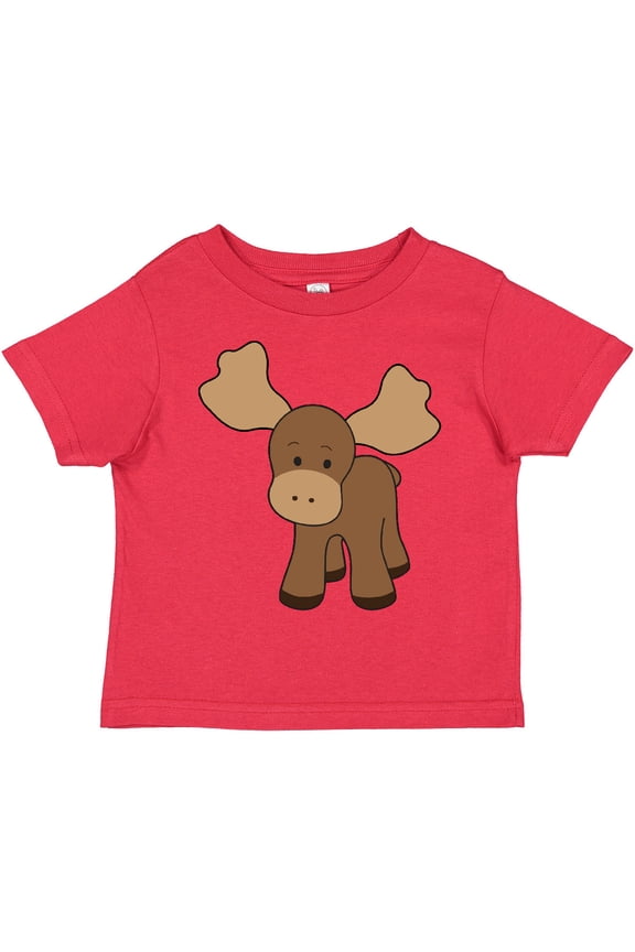 Cute Moose Boys or Girls Toddler T-Shirt