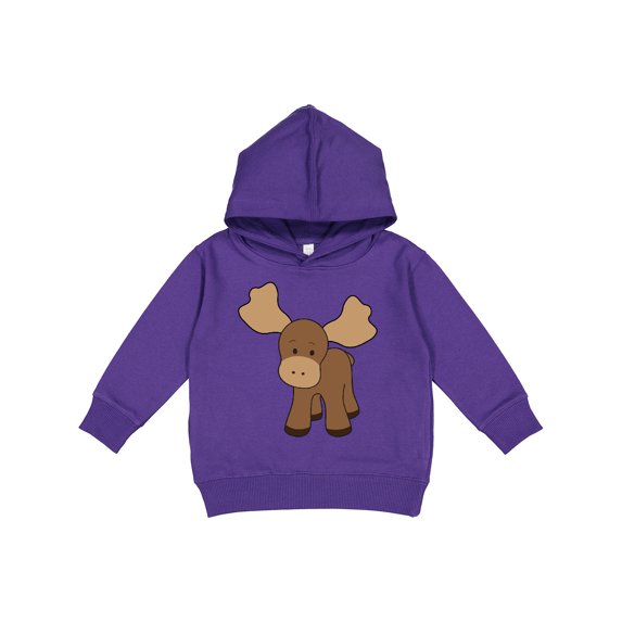 Inktastic Cute Moose Toddler Hoodie