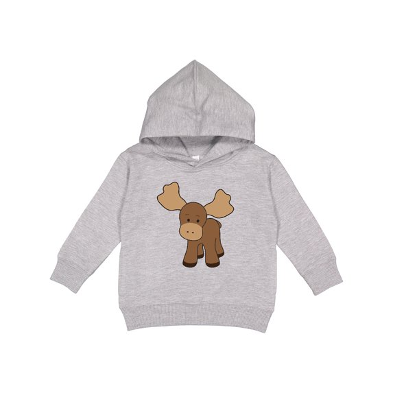 Inktastic Cute Moose Toddler Hoodie