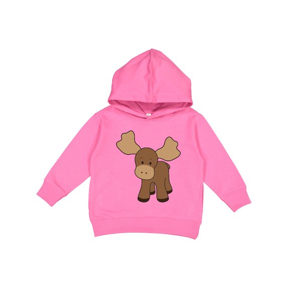 Inktastic Cute Moose Toddler Hoodie