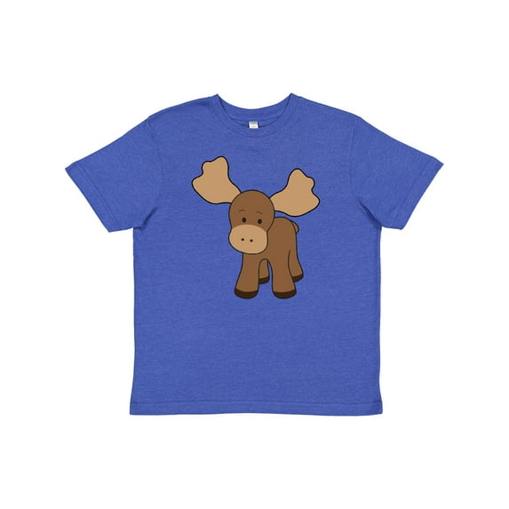 Inktastic Cute Moose Youth T-Shirt