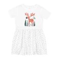 thumbnail image 1 of Inktastic Cute Moose in Forest Girls Toddler Dress, 1 of 5