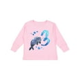 thumbnail image 1 of Inktastic Cute Narwhal 3rd Birthday Boys or Girls Long Sleeve Toddler T-Shirt, 1 of 5