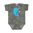 thumbnail image 1 of Inktastic Cute Narwhal Boys Baby Bodysuit, 1 of 5