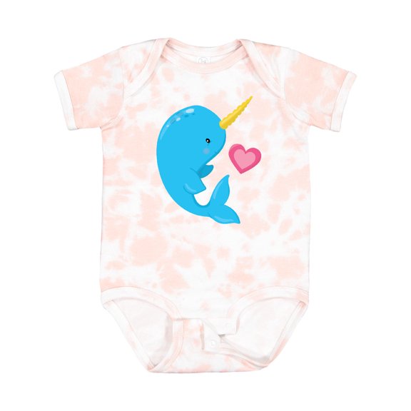 Inktastic Cute Narwhal Boys Baby Bodysuit