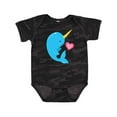 thumbnail image 1 of Inktastic Cute Narwhal Boys Baby Bodysuit, 1 of 5