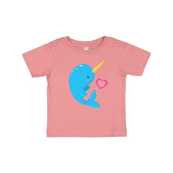 Inktastic Cute Narwhal Boys Baby T-Shirt