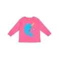 thumbnail image 1 of Inktastic Cute Narwhal Boys Long Sleeve Toddler T-Shirt, 1 of 5