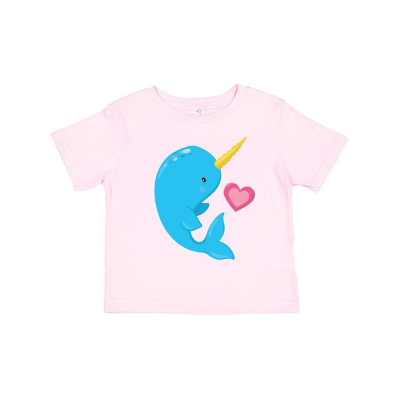 Inktastic Cute Narwhal Boys Toddler T-Shirt