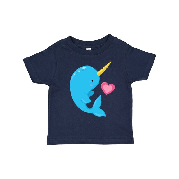 Inktastic Cute Narwhal Boys Toddler T-Shirt