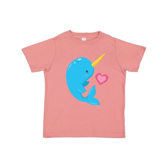 Inktastic Cute Narwhal Boys Toddler T-Shirt