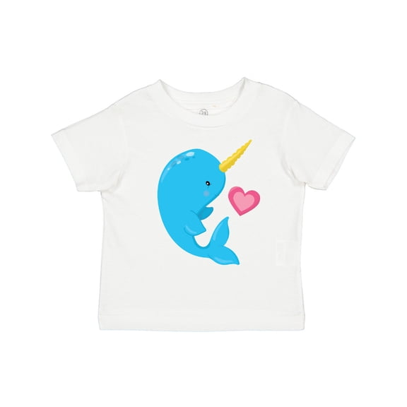 Inktastic Cute Narwhal Boys Toddler T-Shirt