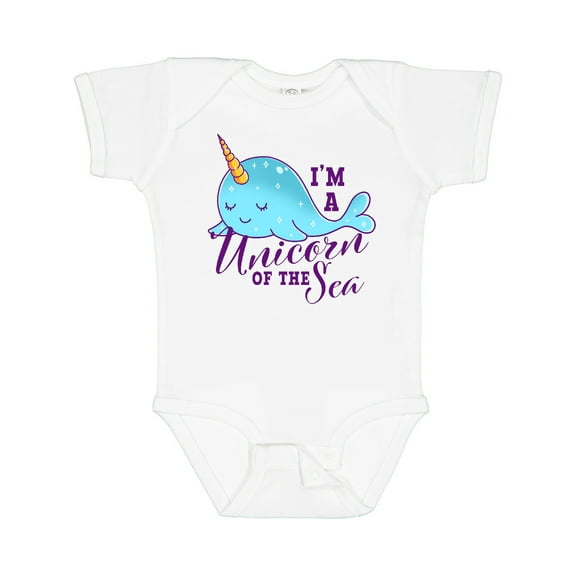Inktastic Cute Narwhal I'm a Unicorn of the Sea Girls Baby Bodysuit