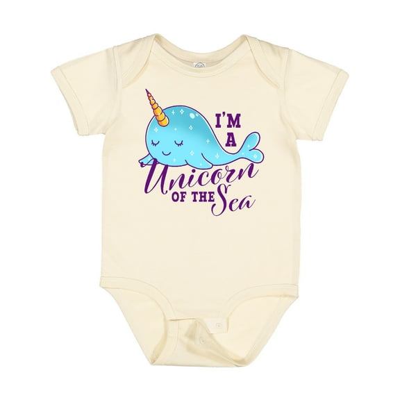 Inktastic Cute Narwhal I'm a Unicorn of the Sea Girls Baby Bodysuit