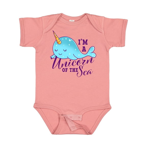 Inktastic Cute Narwhal I'm a Unicorn of the Sea Girls Baby Bodysuit
