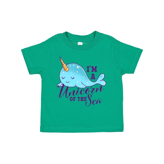 Inktastic Cute Narwhal I'm a Unicorn of the Sea Girls Toddler T-Shirt