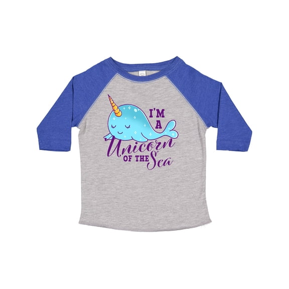 Inktastic Cute Narwhal I'm a Unicorn of the Sea Girls Toddler T-Shirt