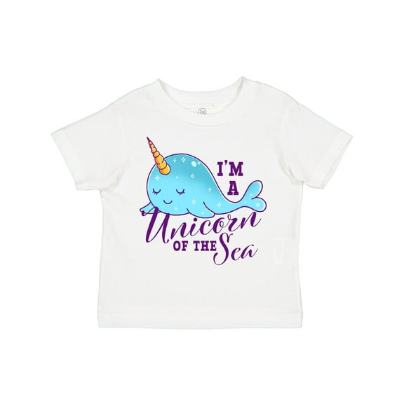 Inktastic Cute Narwhal I'm a Unicorn of the Sea Girls Toddler T-Shirt